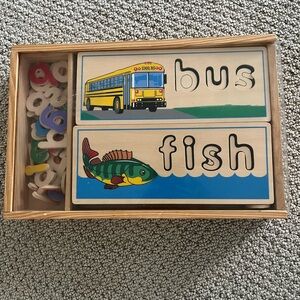 Melissa and Doug wooden See & Spell